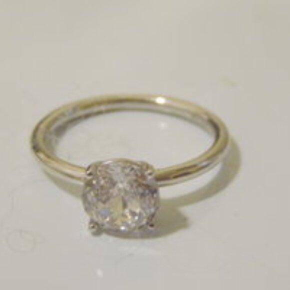 Radiance by Absolute Diamond Solitaire Ring Size 8-1/4 - Picture 3 of 5